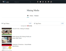 Tablet Screenshot of miningmedia.com